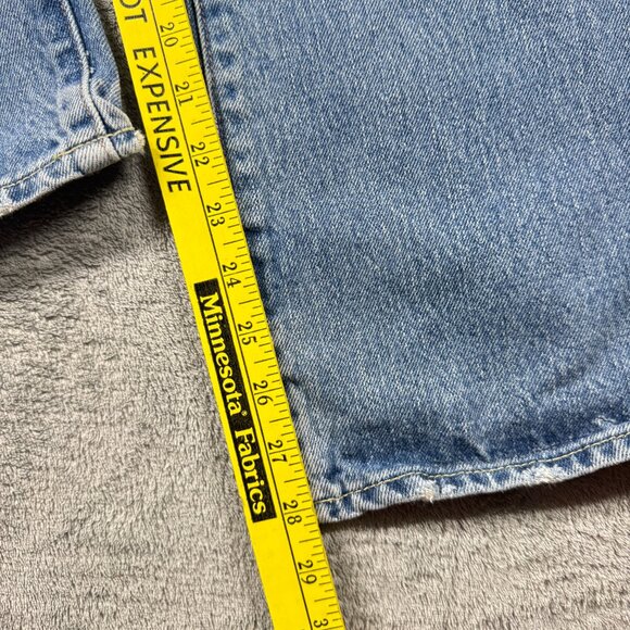 Abercrombie Kids Blue Jeans Size 14 Straight Leg 100% Cotton Denim - Picture 10 of 12